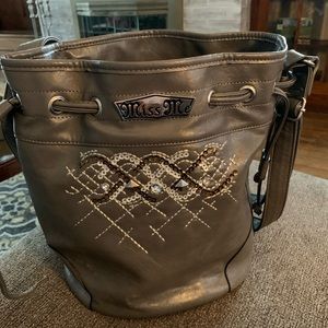 Miss Me Dark Grey Shoulder Bag. Only used a few times.